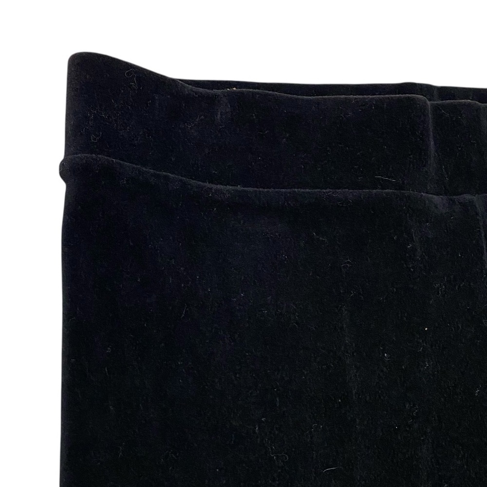Ralph Lauren NWT Black Velvet Straight Leg Pants Wool Blend Size S - Picture 2 of 14